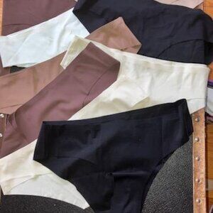 12 pairs TOTAL Small Seamless High Waisted Bikini Cheeksters Panties NWT